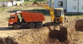Котлован для дома Карталы, цена от 313 руб./м3.